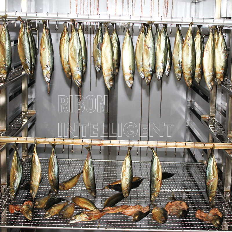 Smokehouse aliran udara horizontal
