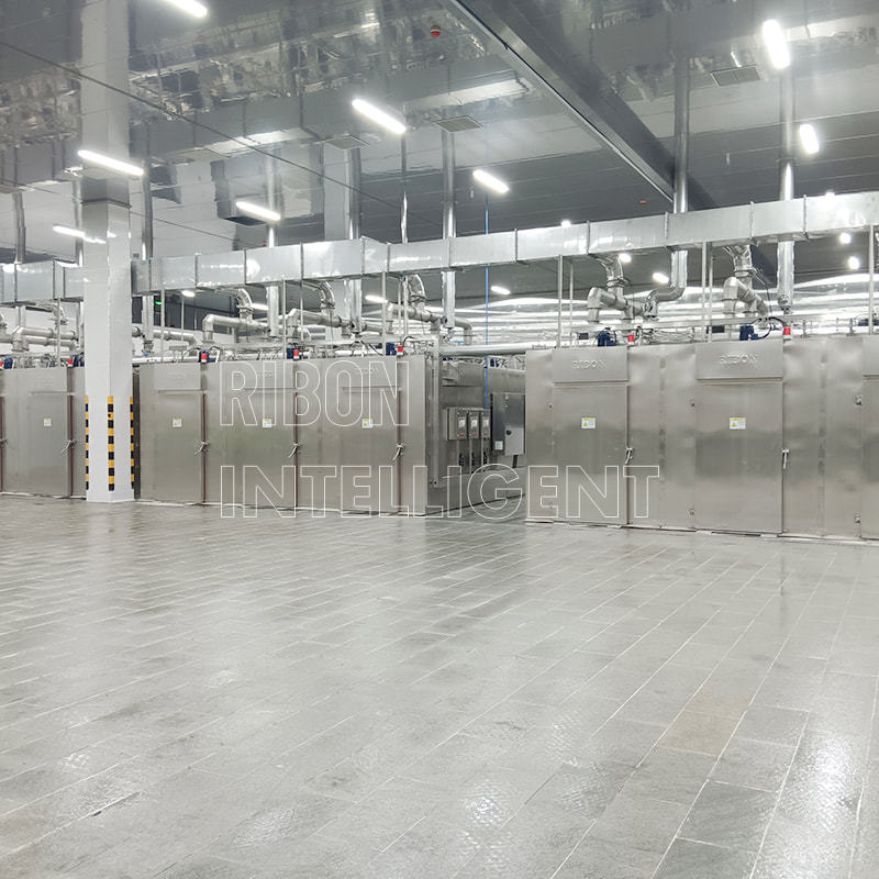 Smokehouse aliran udara horizontal